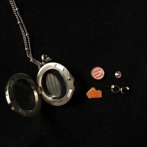 🎭Movie Theater Acting Themed Silver Charm Locket